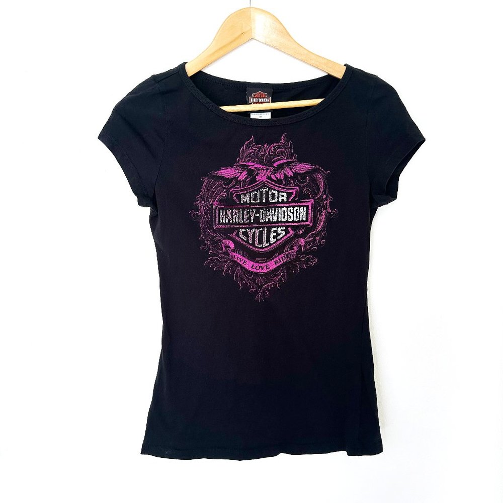 Harley Davidson - Black Graphic Shirt